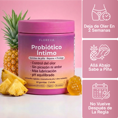 Gomitas Probióticas Floreva™ - Sabor a Piña