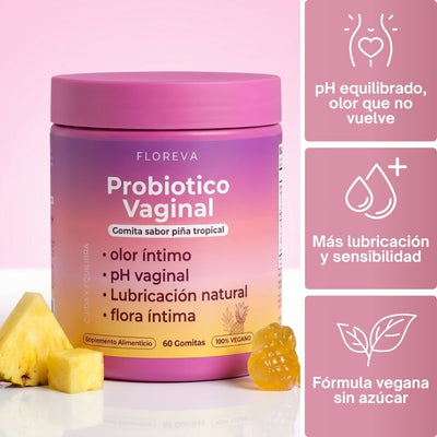 Gomitas Probióticas Floreva™ Con Lactobacillus y Piña Tropical