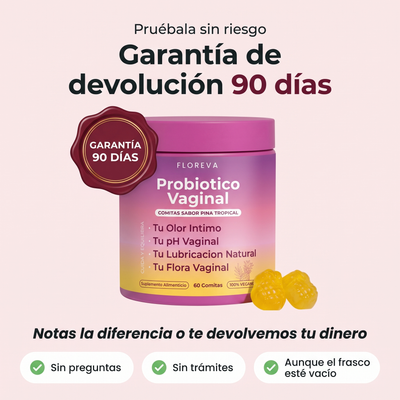 Gomitas Probióticas Floreva™ Con Lactobacillus y Piña Tropical